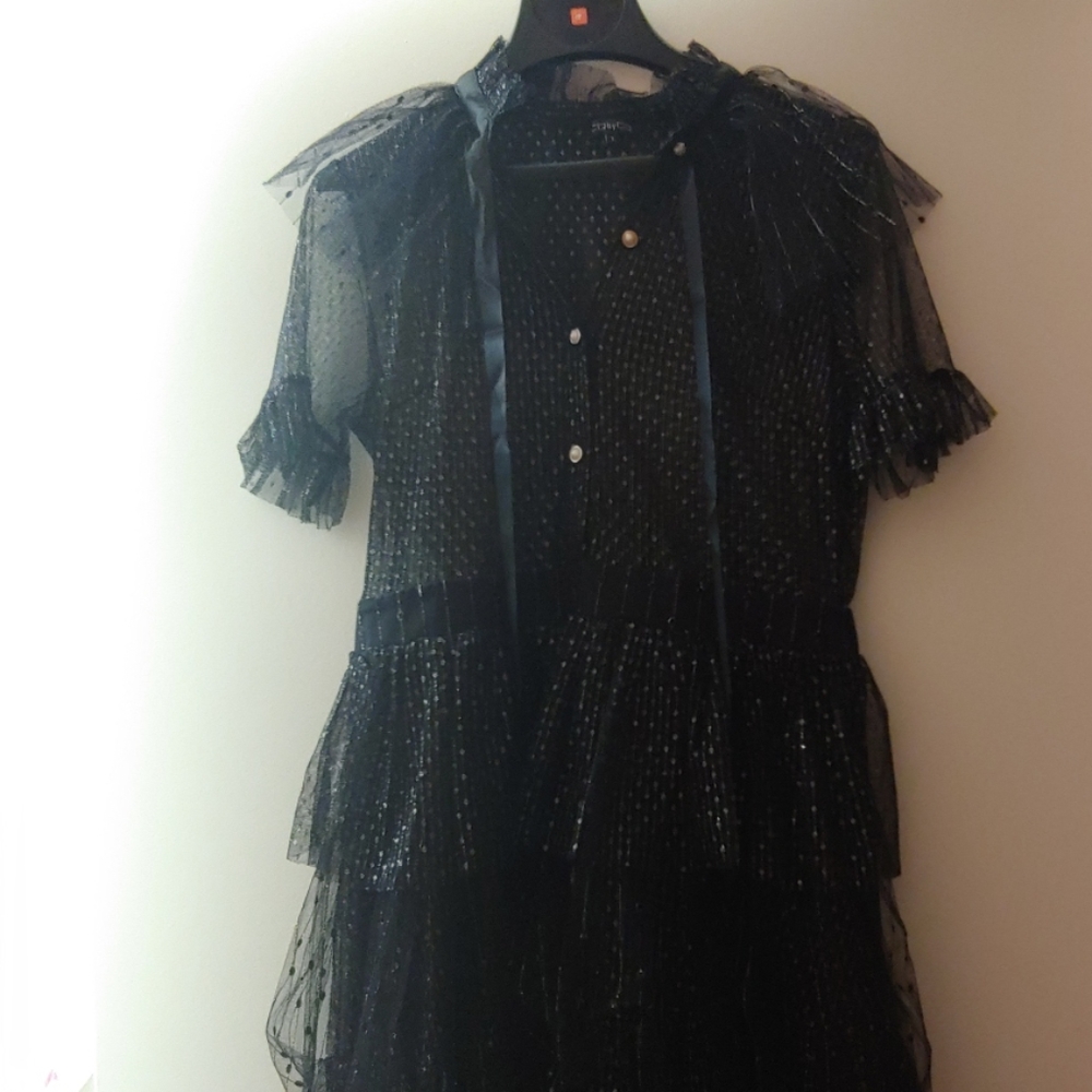 Black cocktail dress